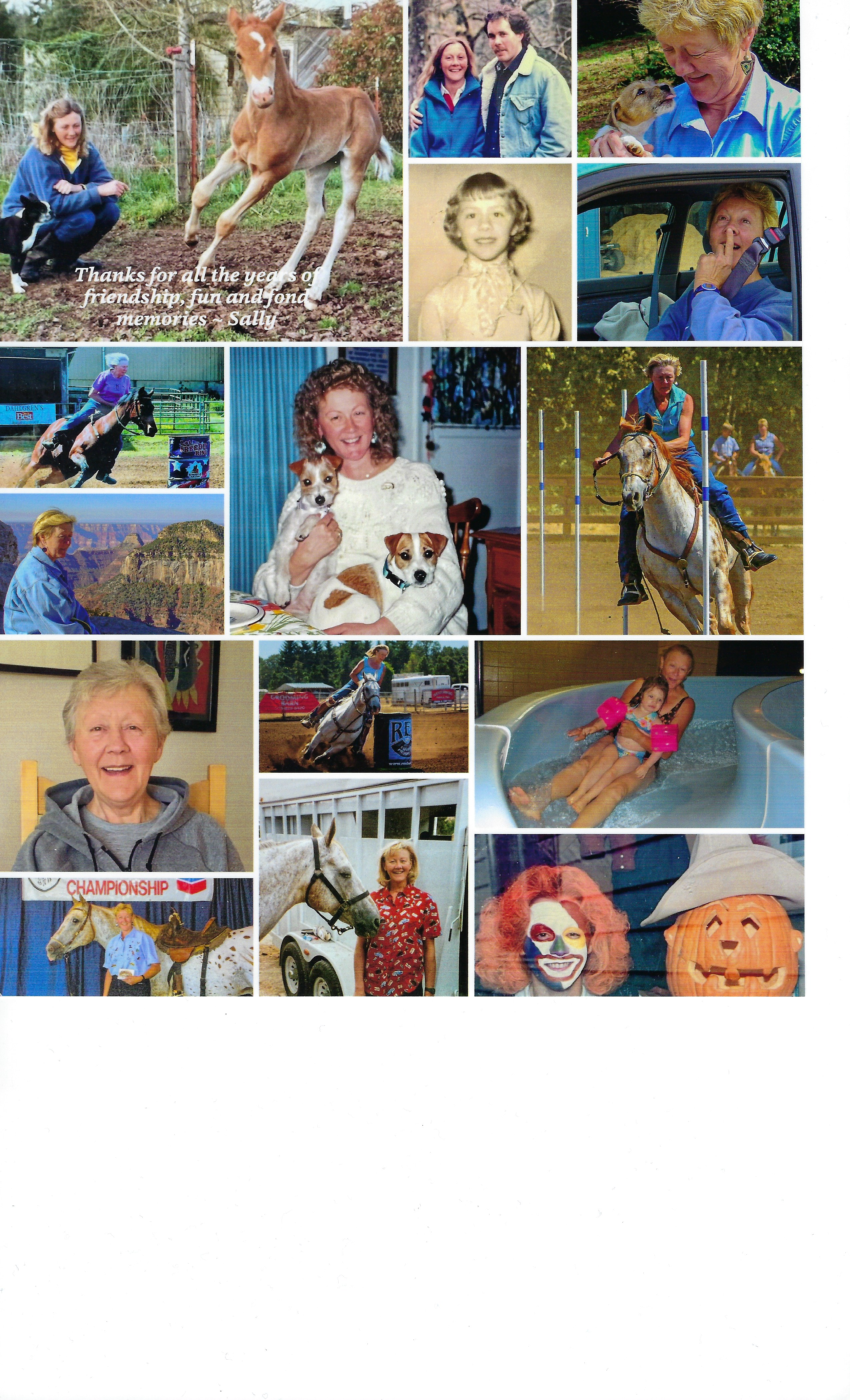 A tribute to a life well lived by our dear friend Sally Erickson